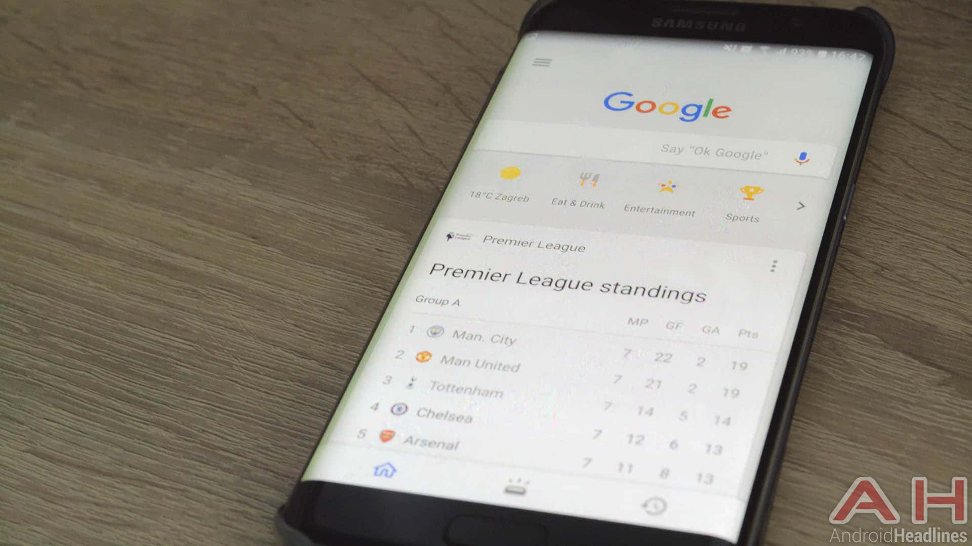 one ui google feed